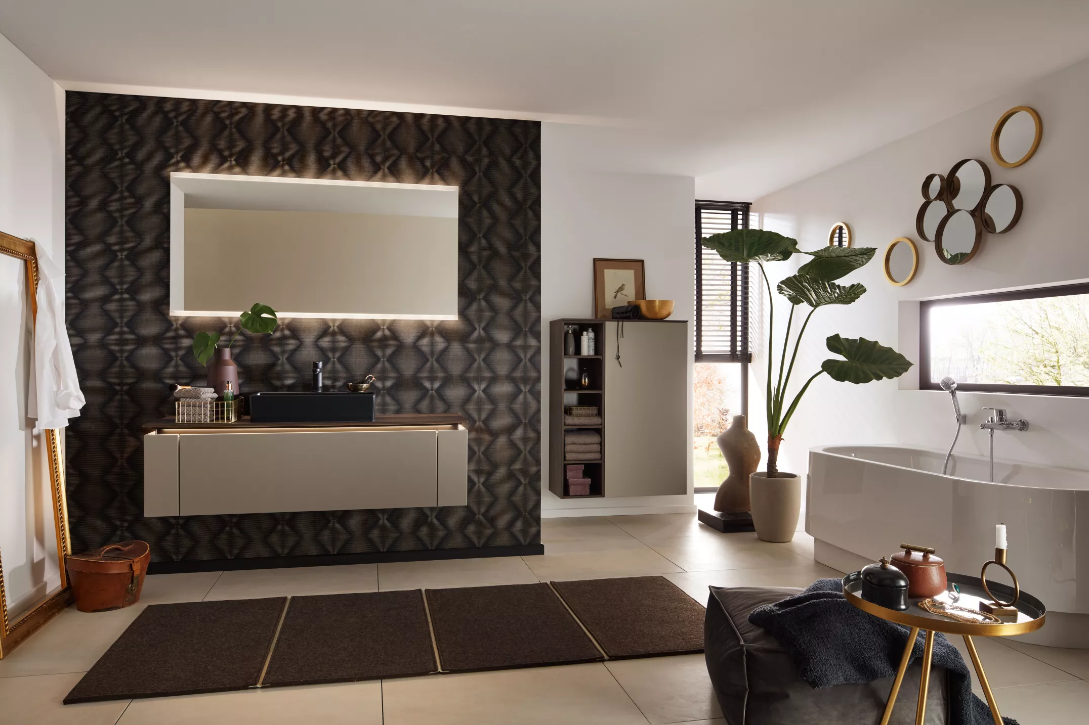 Realisiertes Badezimmer